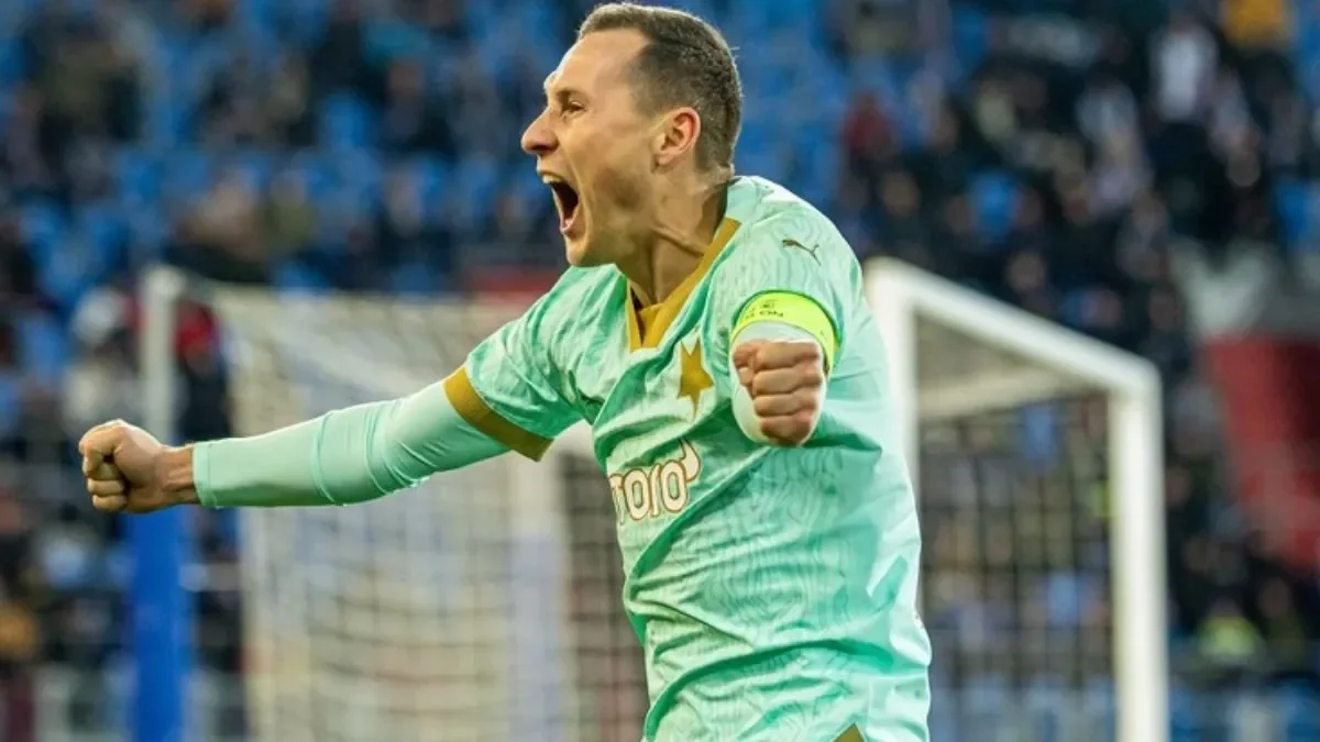 Valentýnská teč Jana Bořila rozhodla zápas Slavie v Karviné