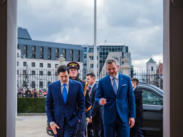 Rubio v Bratislavě: Další stíhačky F-16 pro Slováky a potvrzení nového reaktoru Westinghouse