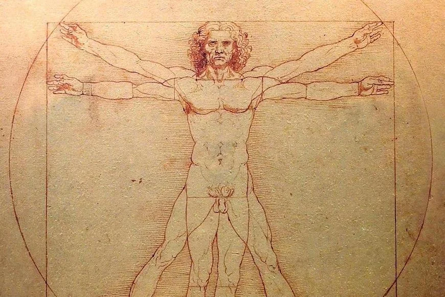 Vitruviánský muž bez pohlaví. Italská televize čelí kritice za úpravu Da Vinciho díla