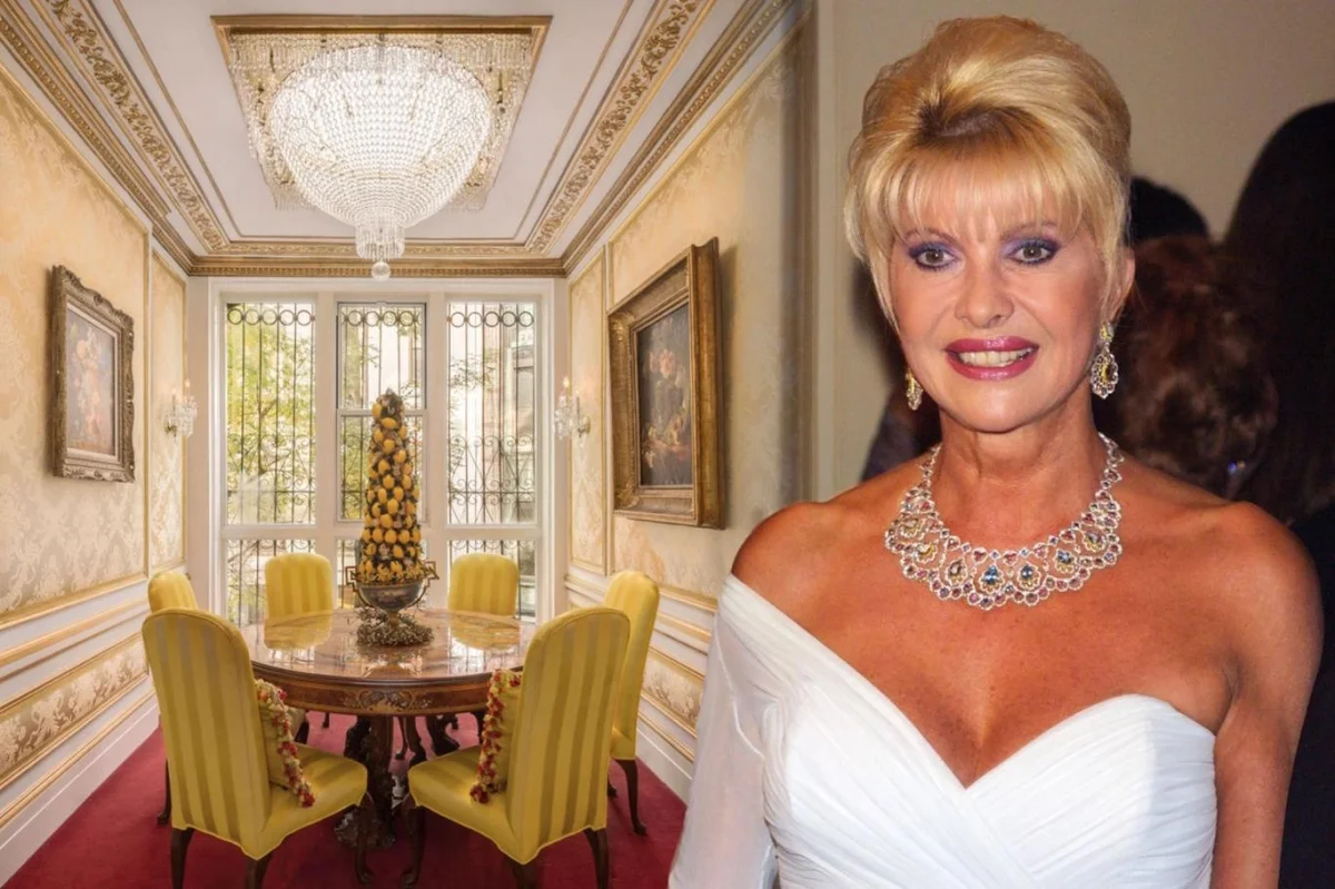 Ivana Trumpová si žila jako Ludvík XVI. Červené hedvábí na stěnách, křišťálové lustry a osudné schodiště