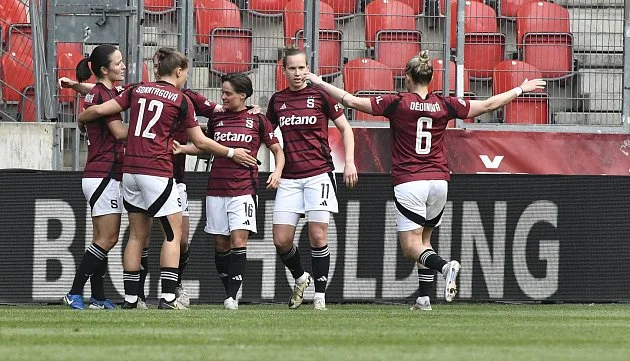 Fotbalistky Sparty jsou v Evropě v semifinále. Ve Vídni vyhrály po prodloužení