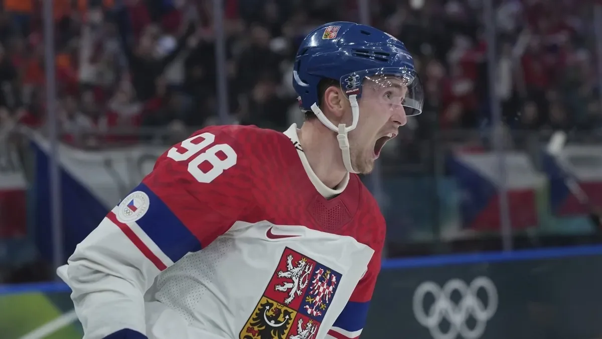 Top 3 čeští hráči na ZOH 2026: Nečas řádil, Dostál vydeptal Kanadu