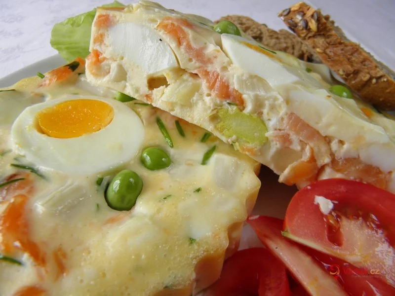 Aspiková pochoutka s lososem