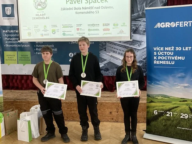V soutěži Mladý zemědělec v Bystřici nad Pernštejnem získal zlato Pavel Špaček