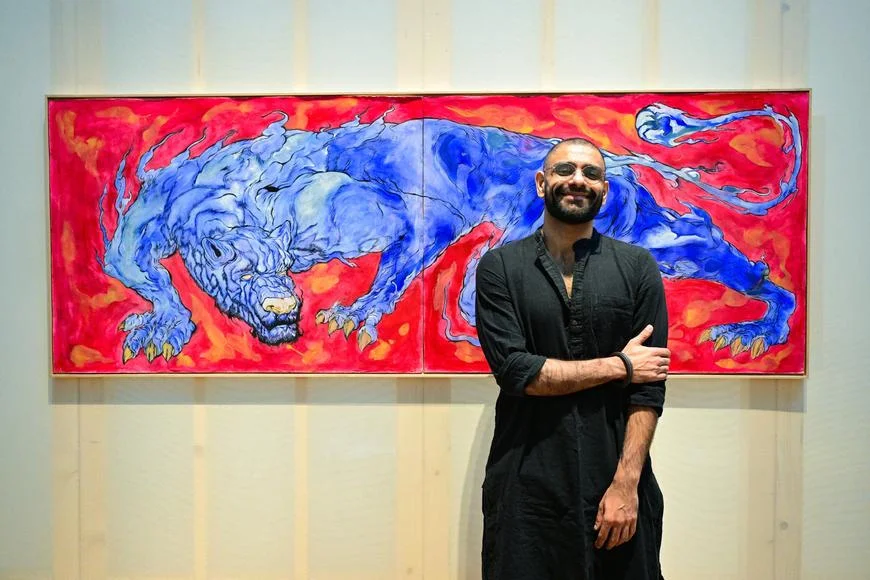 „Pracuji s AI, ale kreslení je pro mě ta nejlepší věc na světě,“ říká indický umělec