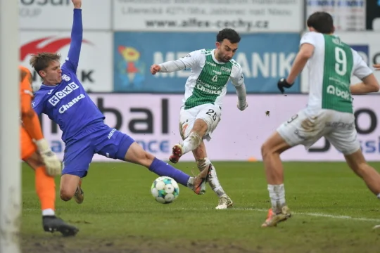 Jablonec porazil Karvinou a upevnil si třetí místo v lize