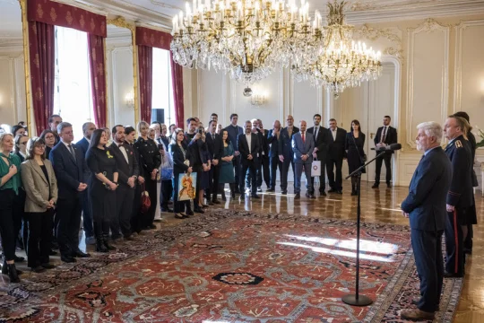 Pavel poděkoval podporovatelům Ukrajiny a ocenil, kolik lidí v ČR pomáhá slabším