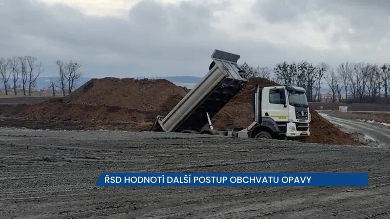 Jižní obchvat Opavy míří k listopadovému otevření