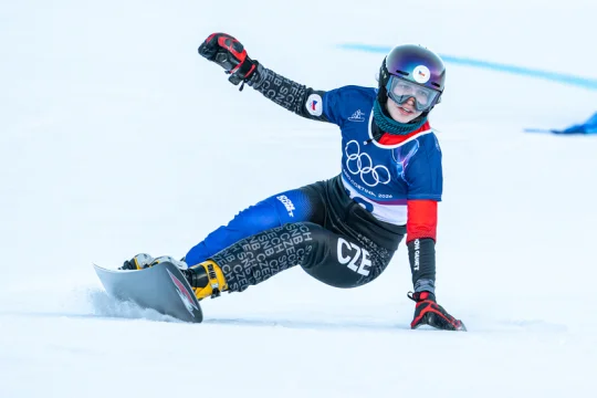 Snowboardistka Maděrová bude poprvé závodit jako olympijská vítězka