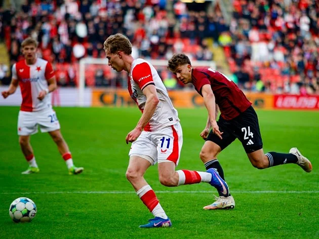 Druholigové derby bez vítěze. Slavia srovnávala v nastavení