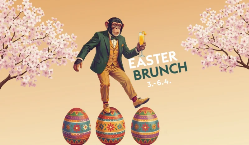 Velikonoční brunch v nejlepší městské džungli: Chuť jara v The Monkey Bar Prague