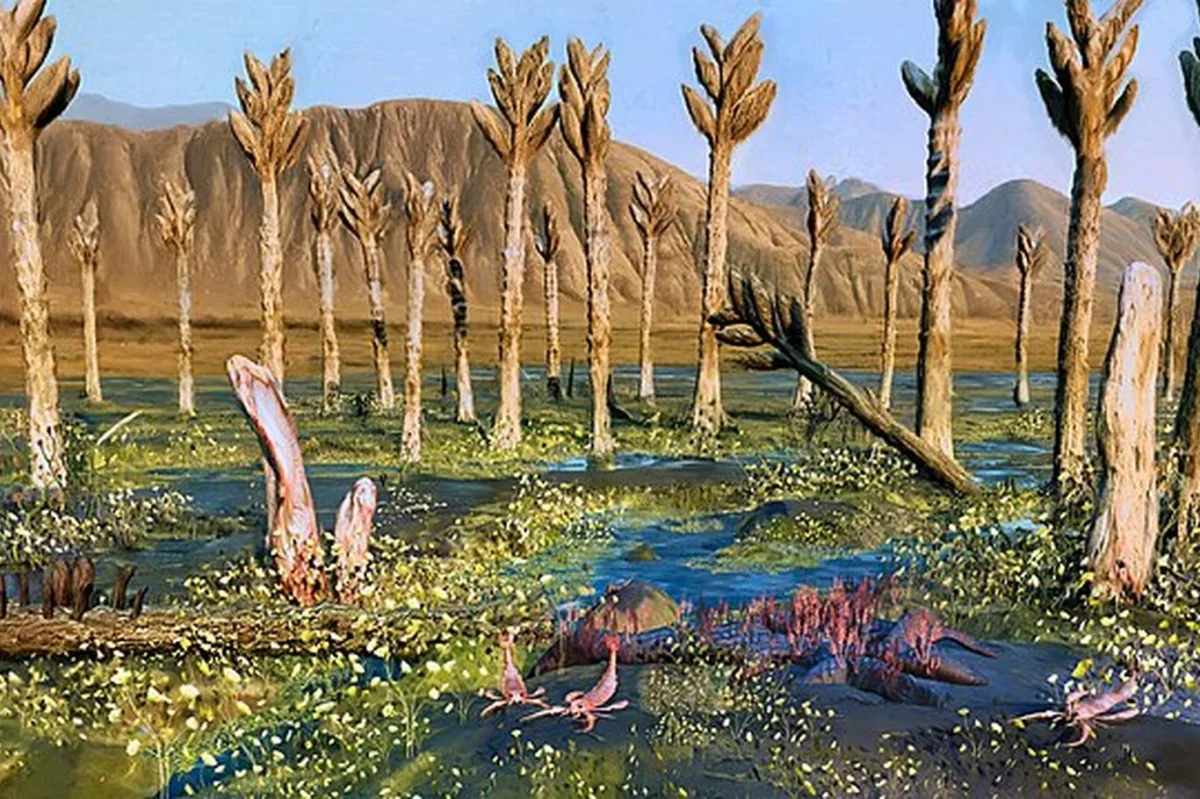 Vědci objevili novou formu života. Prototaxites měří 8 metrů a není to houba, strom ani živočich