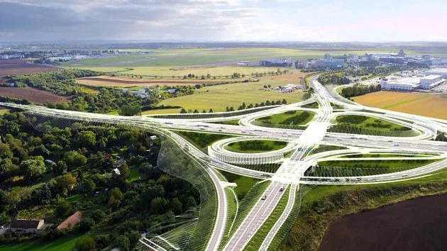 Křižovatka propojí Letiště Václava Havla s D7. Práce odstartují na jaře
