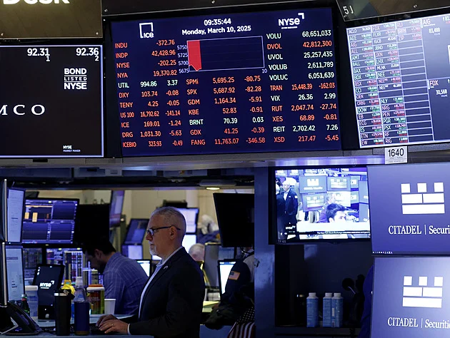 Americké akcie zažívají nejdelší výplach od začátku ruské invaze na Ukrajinu - Ekonomika Lidovky.cz článek na Media24.cz