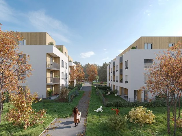 Čtvrť Nová Valcha na okraji Plzně se rozšiří o další byty a rodinné domy